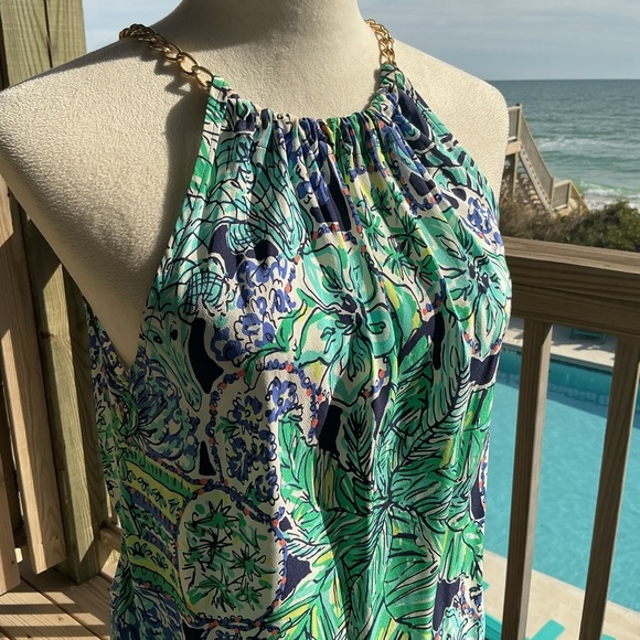 Lilly Pulitzer Bowen Halter Tank - Picture 2 of 12